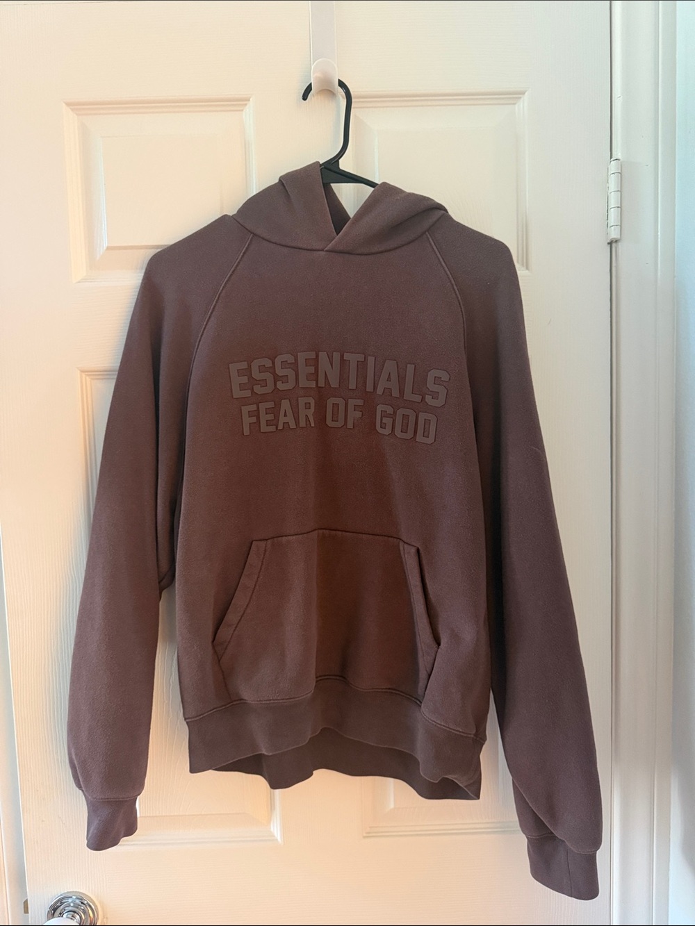 Fear of God Essentials Chocolate Brown Pullover Hoodie